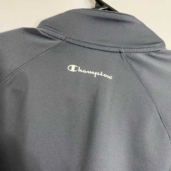 Vintage Champion Half Zip Throw Over Sweater - Picture 6 of 8
